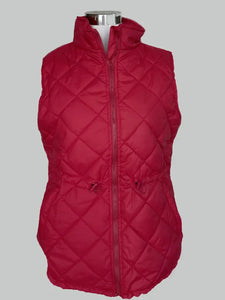 Quilted Vest with Cinched Waist by Keren Hart