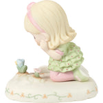 Precious Moments Growing in Grace Girl Collectible Figurine - AGE 3 BLONDE