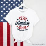 Patriotic America 1776-2026 Land of the Free T-Shirt