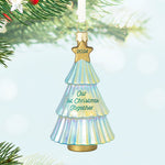 Our First Christmas Together 2024 Glass Hallmark Keepsake Ornament