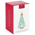 Our First Christmas Together 2024 Glass Hallmark Keepsake Ornament