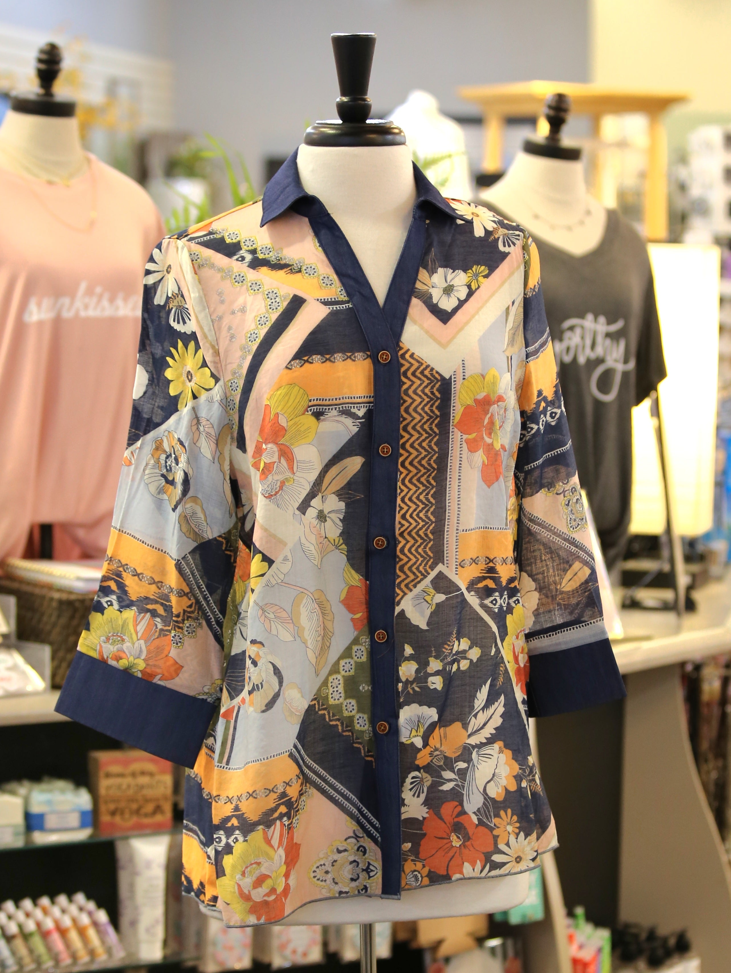 Floral Printed Blouse by Variations