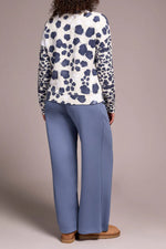 Tribal Fashions French Terry Long-Sleeve Crew Neck Top