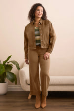 Tribal Fashions Comfort Stretch Raglan Sleeve Jean Jacket