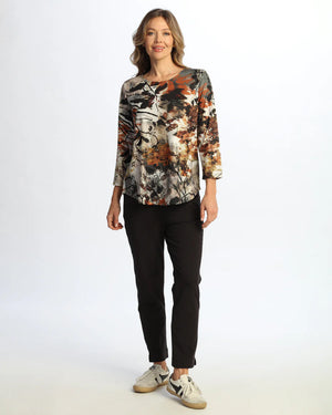 Jess & Jane Soft-Touch Round Neck Top - MADE IN THE USA