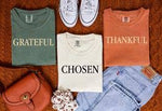 "Thankful" Fall Garment Dyed Graphic Tee