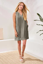 Tribal Femme Flowy Sleeveless V-Neck Dress