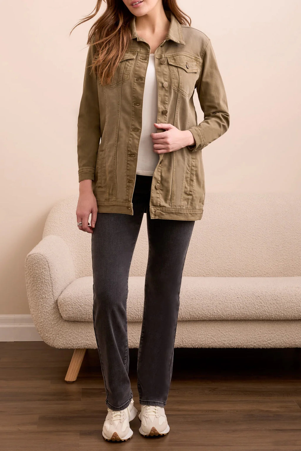 Tribal Fashions Maxi Denim Jean Jacket