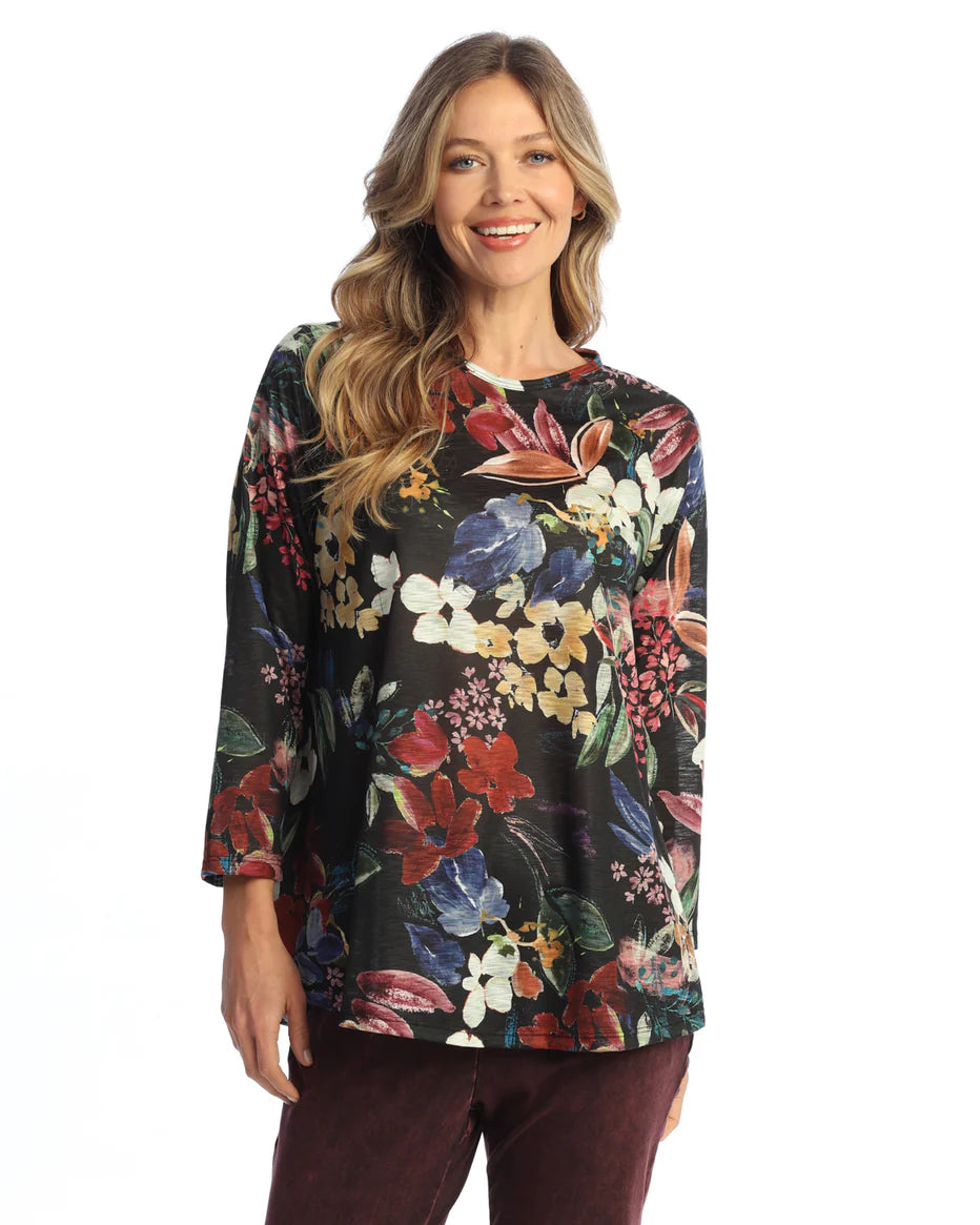 Jess & Jane Raglan A-line Drape Top - MADE IN THE USA
