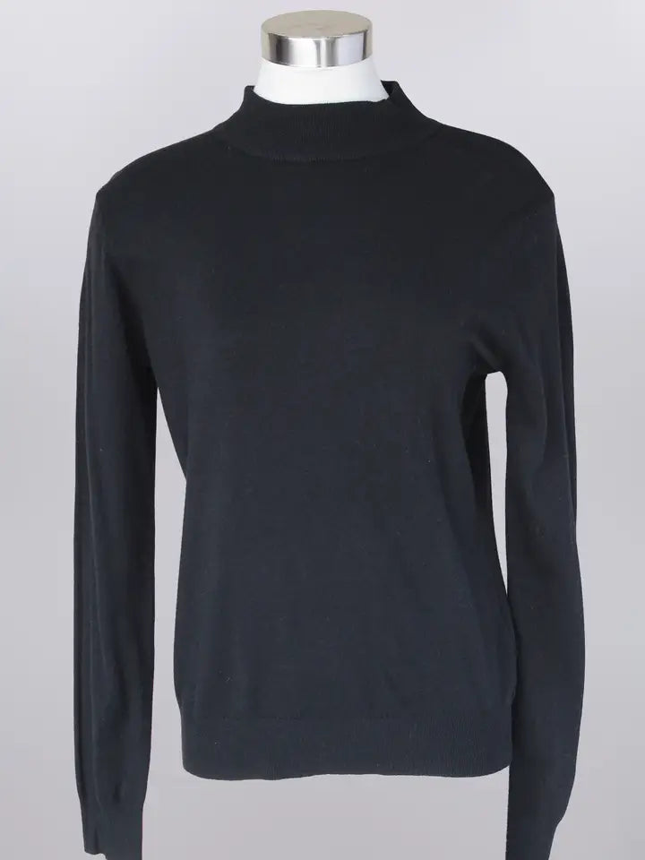 Mock Neck Sweater by Keren Hart - Black