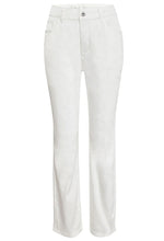 Ethyl Fly Front Straight Leg Stretch Jean - Winter White / Cream