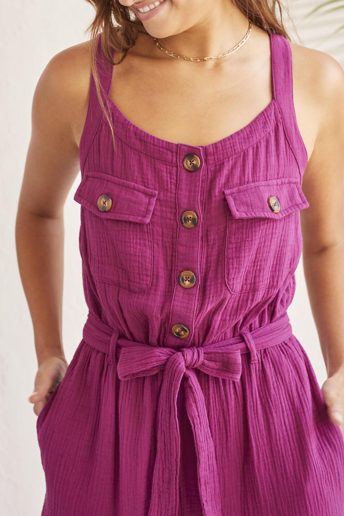 Tribal Fashions Cotton Gauze Jumpsuit