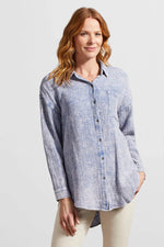 Tribal Fashions Cotton Button-Up Waffle