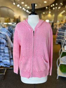 PBJ Blues Hooded Zip Up Jacket - Bubblegum Pink