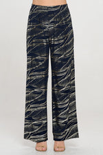 Palazzo Foil Flare Pant by Jostar - MADE IN THE USA