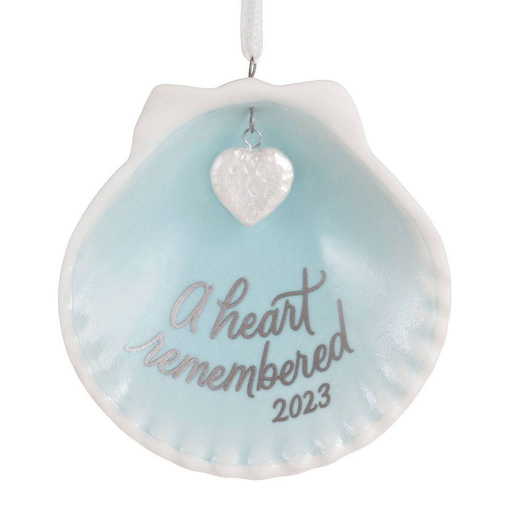 2023 A Heart Remembered Porcelain Hallmark Keepsake Ornament