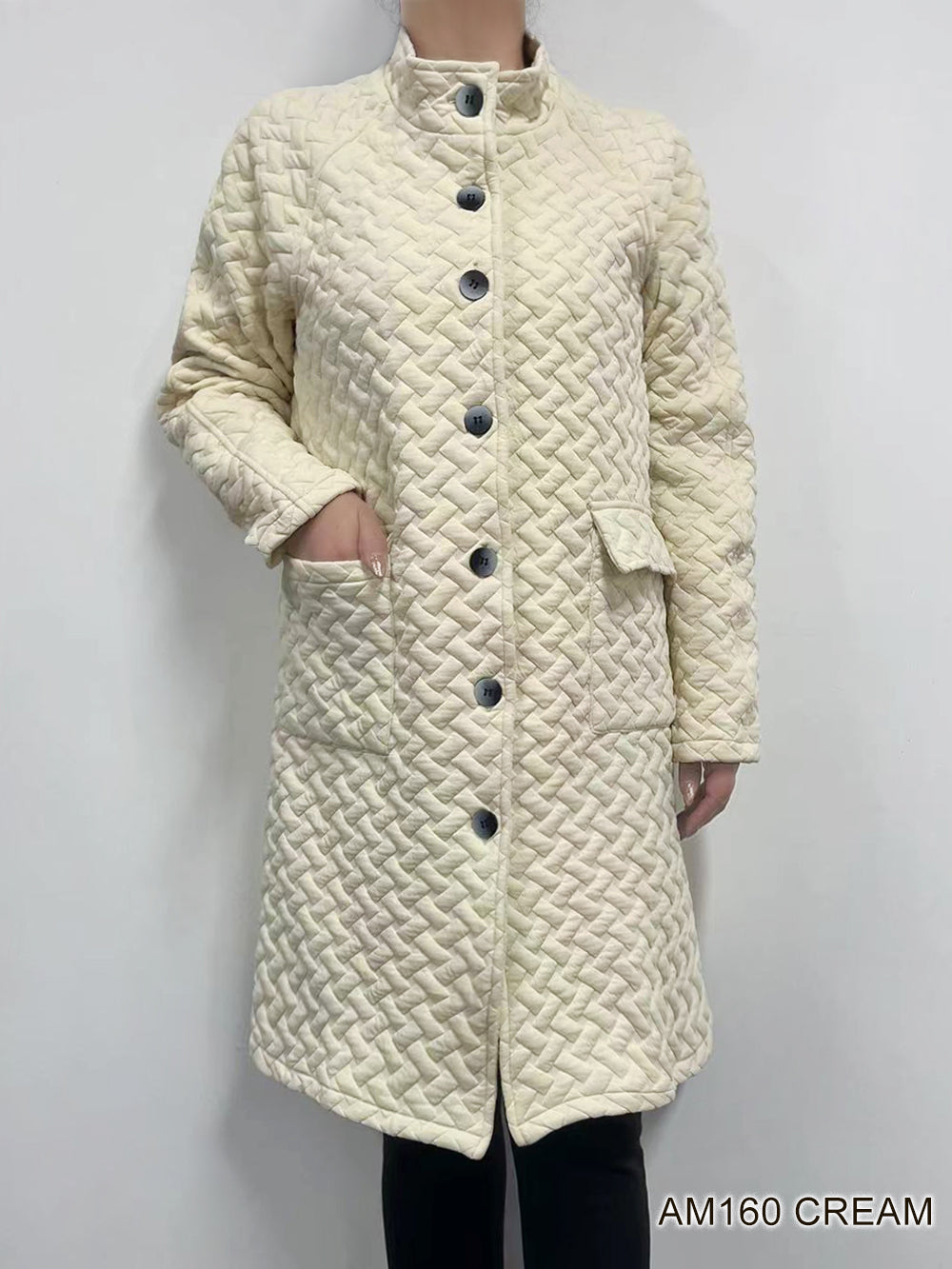 Quilted Long Jacket by Creation