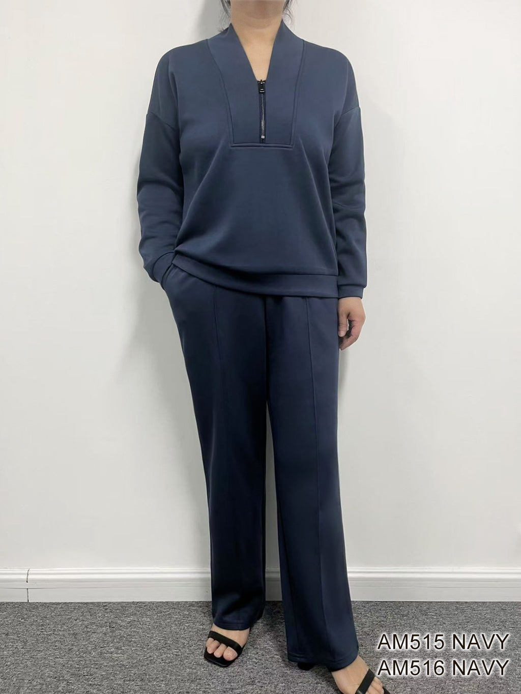 Half Zip Lounge Top by Creation