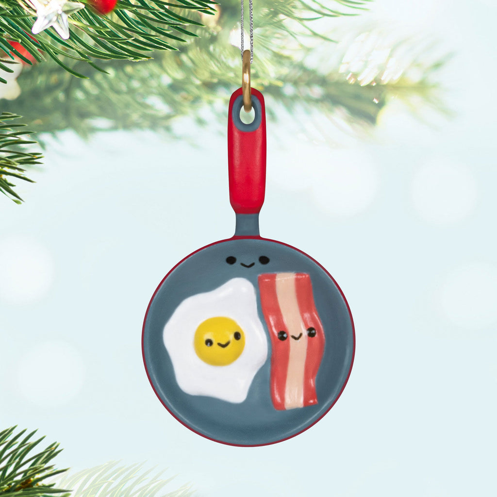 Mini Better Together Bacon and Eggs Ornament, 1.38" 2024 Hallmark Keepsake Ornament