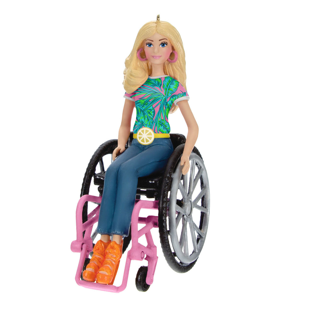 2023 Barbie™ Fashionista With Wheelchair Hallmark Keepsake Ornament