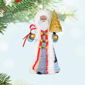 Black Father Christmas 2024 Hallmark Keepsake Ornament