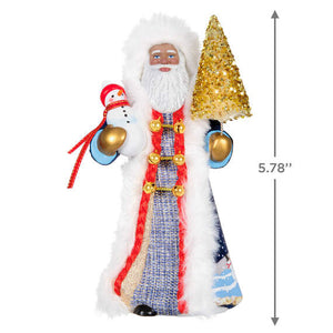 Black Father Christmas 2024 Hallmark Keepsake Ornament