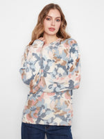 Charlie B Reversible Long Sleeve Drop Shoulder Crew Neck Sweater - Dream