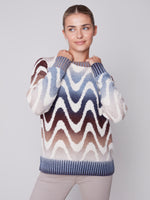 Charlie B Space Dye Knit Sweater