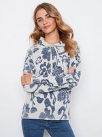 Charlie B Reverse Print Cotton Hoodie Sweater - Lovely