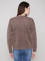 Charlie B Cold Dye Crew Neck Sweater