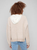 Charlie B Hooded Sweater with Fooler Sweater Hood