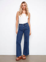 Charlie B Chloe Wide Leg Jeans - Indigo