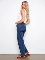 Charlie B Chloe Wide Leg Jeans - Indigo