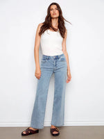 Charlie B Chloe Wide Leg Jeans - Light Blue