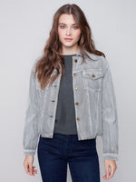 Charlie B Washed Out Corduroy Jacket - Spruce