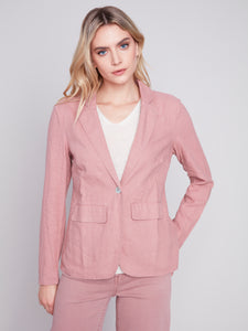 Charlie B Linen Blazer