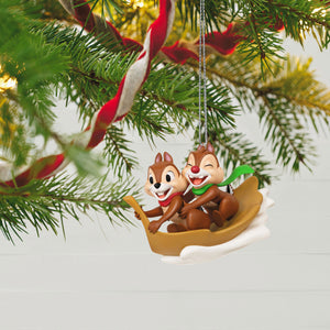 2023 Disney Chip and Dale Snow Much Fun! Hallmark Keepsake Ornament