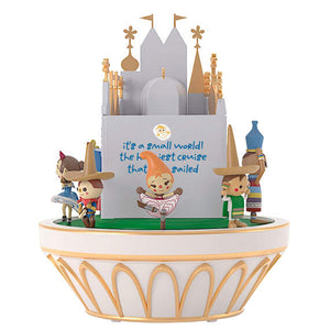 Disney It's a Small World The Happiest Cruise That Ever Sailed Ornament With Sound and Motion  2024 Hallmark Keepsake Ornament