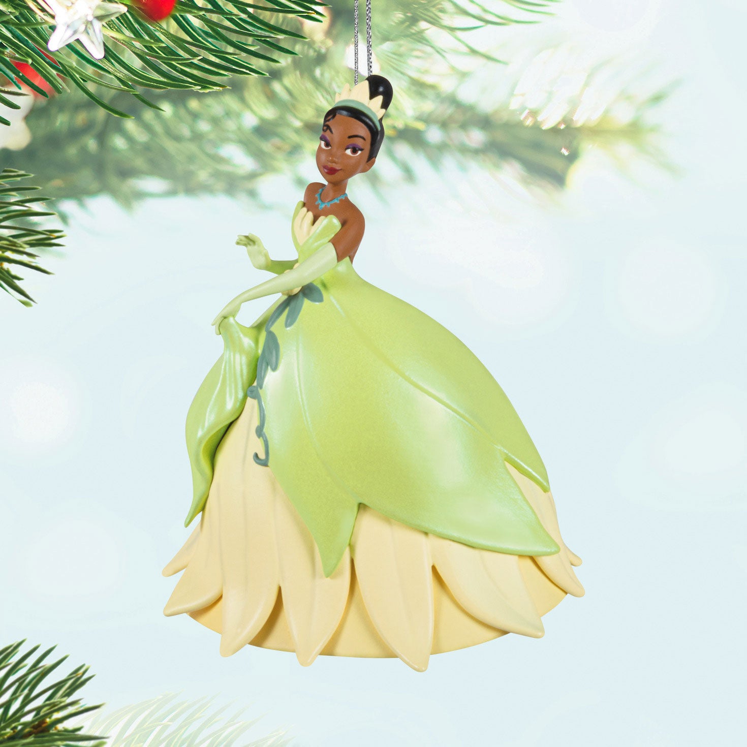 Disney The Princess and the Frog 15th Anniversary Princess Tiana 2024 Hallmark Keepsake Ornament