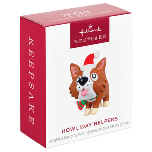 Mini Howliday Helpers Ornament, 1.09" 2024 Hallmark Keepsake Ornament