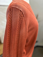 PBJ Blues Cotton Pullover Sweater - Red Rock