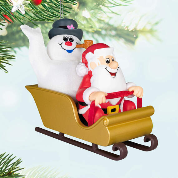 Frosty the Snowman™ Frosty and Santa 2024 Hallmark Keepsake Ornament