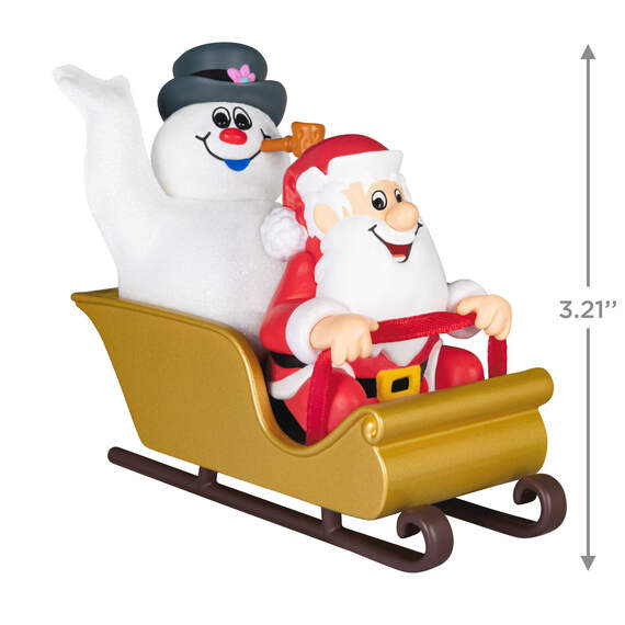 Frosty the Snowman™ Frosty and Santa 2024 Hallmark Keepsake Ornament