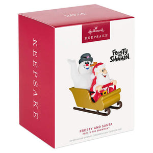 Frosty the Snowman™ Frosty and Santa 2024 Hallmark Keepsake Ornament