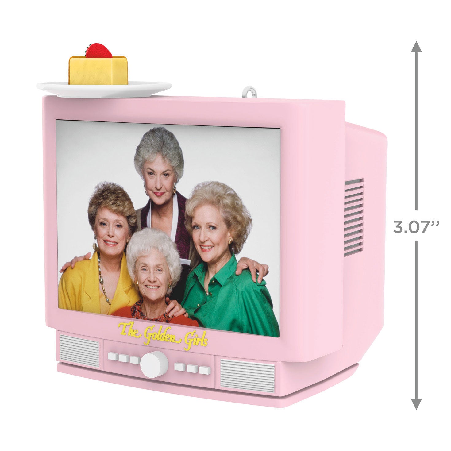 The Golden Girls Cheesecake Break 2024 Hallmark Keepsake Ornament With Light and Sound=