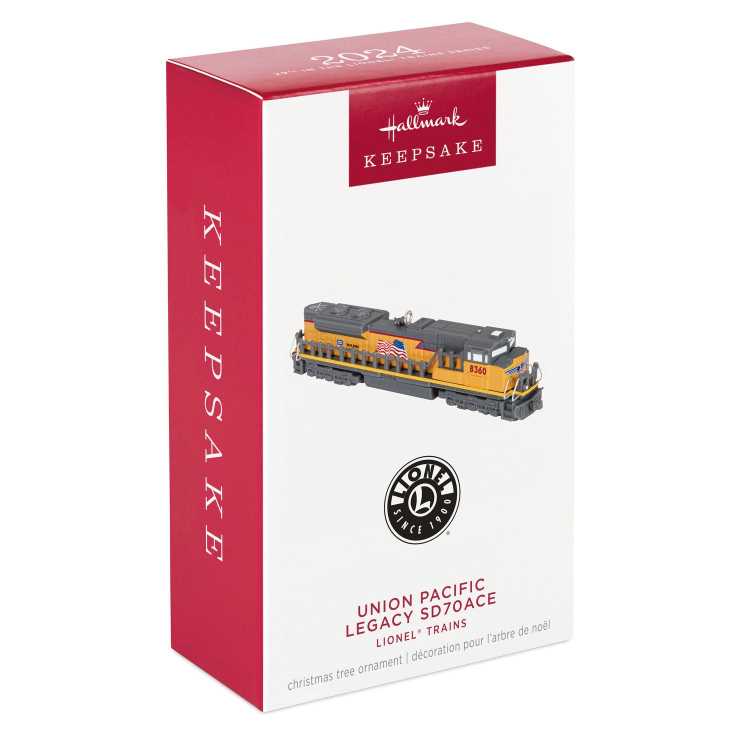 Lionel® Trains Union Pacific Legacy SD70ACE Metal 2024 Hallmark Keepsake Ornament