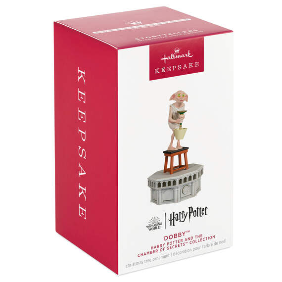 Harry Potter and the Chamber of Secrets™ Collection Dobby™ Ornament With Light and Sound 2024 Hallmark Keepsake Ornament