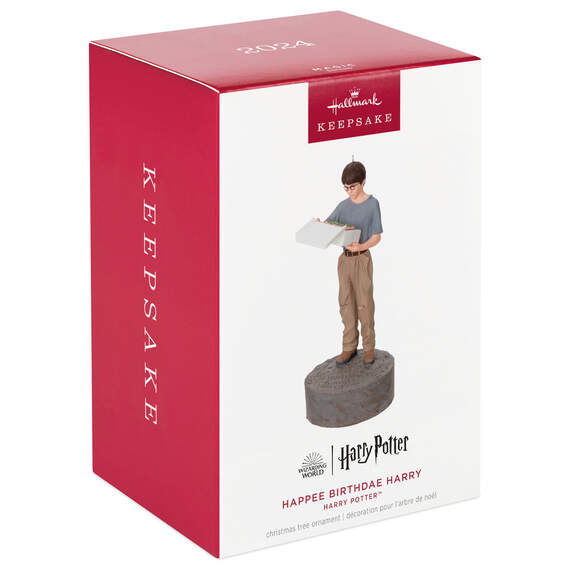 Harry Potter™ Happee Birthdae Harry Ornament With Sound 2024 Hallmark Keepsake Ornament