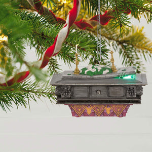 Disney The Haunted Mansion Collection The Coffin in the Conservatory Ornament With Light and Sound 2024 Hallmark Keepsake Ornament