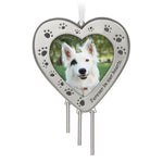 2023 Forever in Our Hearts Metal Photo Frame Pet Memorial Hallmark Keepsake Ornament